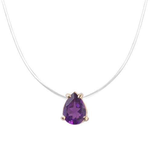 Złoty naszyjnik Invisible Gem