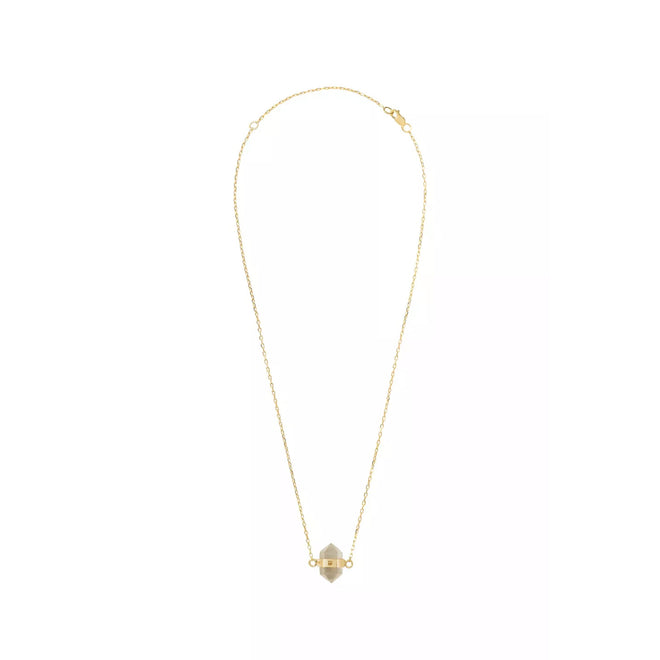 Złoty choker z rutylem